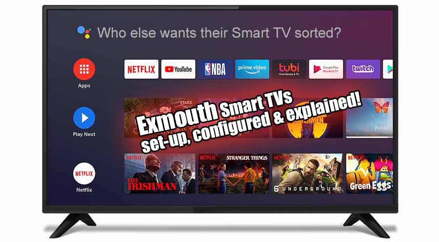 Exmouth TV and smart TV setup installation
