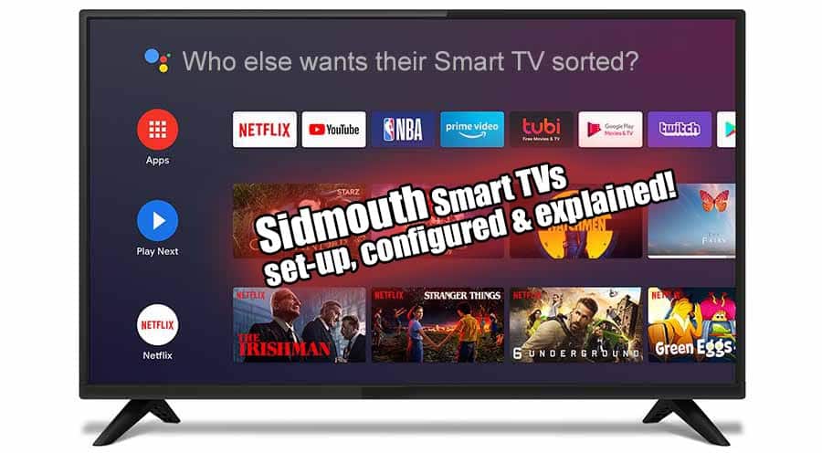 Sidmouth TV set up and smart TV help