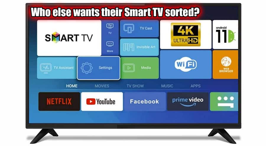 TV installation and smart TV setup in Exmouth